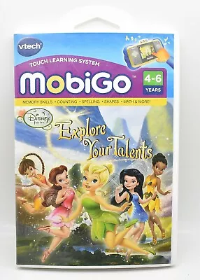 Mobigo Disney Fairies Explore Your Talents Empty Case + User Manual Only Vtech • $1.79