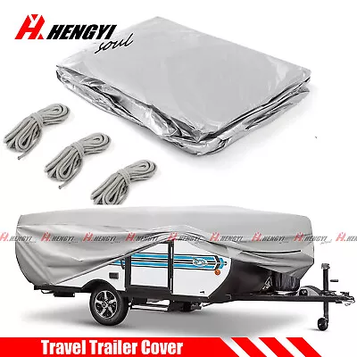 12-14 FT/3.7 - 4.2m Camper Trailer Cover For Jayco Eagle Hawk Dove Tent Bag • $87.59