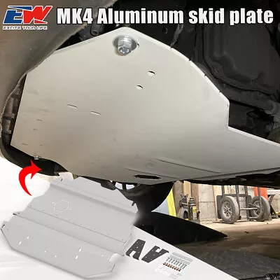 $317 • Buy Aluminum Skid Plate Belly Pan For 99-10 VW Volkswagen Golf Jetta MK4 New Beetle