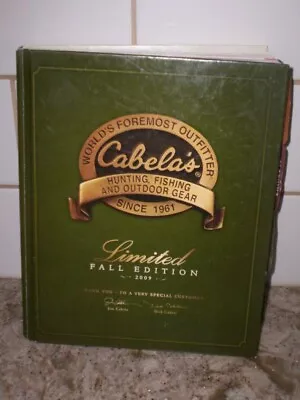  Cabela's Fall Catalog 2009 Hardcover Hunting Fishing Outdoor Gear • $8.99