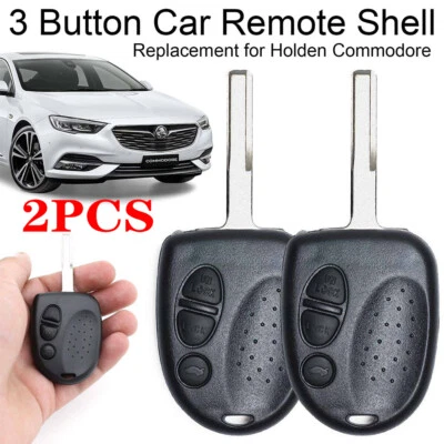 $9.30 • Buy 2x 3 Button Car Remote Case FOR Holden Commodore Uncut Key VS VX VY VZ WH WK WL