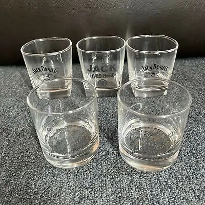 6x Jack Daniels Whisky Glasses • $19.95