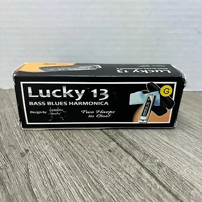 Lucky 13 Bass Plus Blues Harmonica 13 Holes Diatonic Harp Mouth Organ US Stock • $84.29