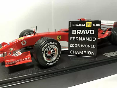 Pitboard 1:18 (Slate F1) / Fernando Alonso (Renault) 2005 / World Champion • $5.95