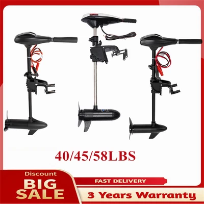 $128 • Buy NEW Marine Electric Boat Kayak Motor Outboard Trolling Motor Engine 40/45/58LB