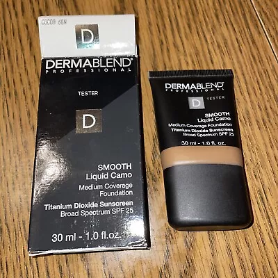 DERMABLEND Smooth Liquid Cami Foundation ~ TESTER Cocoa 60N 1.0 Oz Boxed • $25