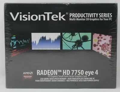 NFS VisionTek Radeon HD 7750 Eye 4 2GB GDDR5 Multi-Monitor 3D Graphics Card  • $84.99
