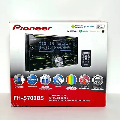 Pioneer FH-S700BS AM FM CD USB Bluetooth AUX 2 Din Radio Receiver With Remote • $69.99