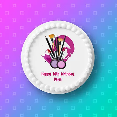 Make Up / Beauty Products / Cosmetics Edible Icing Cake Topper 02 • £5.45
