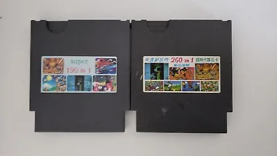 Nes 260 In 1 And 190 In 1 Rare Vintage Nintendo Games Multicart  • $100
