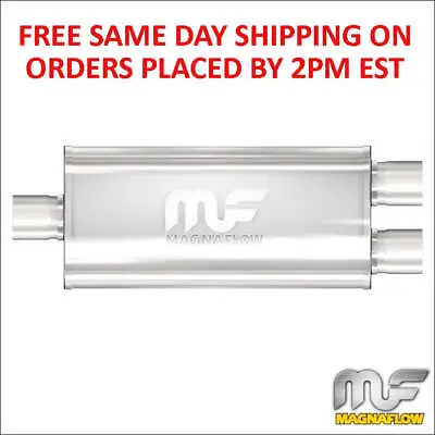 Magnaflow 5 X8  Oval Muffler Center 2.5  In/Dual 2.5  Out 14  Body 12158  • $157.49