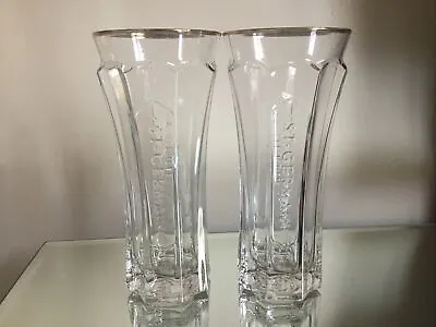 Pair Of Brand New St Germain Gold Rim Cocktail Glasses • £12.20