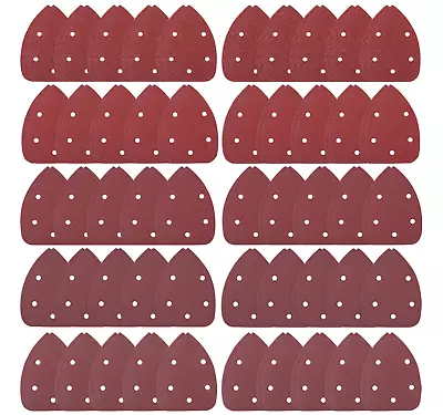 100PCS Mouse Detail Sander Sandpaper Palm Mouse Sander Pads 40/80/120/180/240 • $21.99