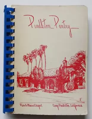 Scarce 1954 Camp Pendleton California Marine Corps Officers Wives Cookbook • $19.99