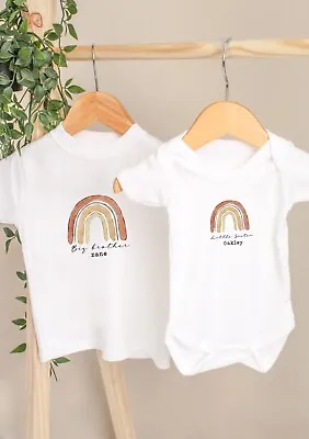 Sibling Matching Watercolour Rainbow Outfit • £6.99