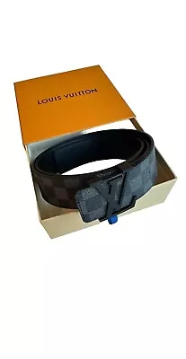 Louis Vuitton LV Black Damier Belt Authentic • £100