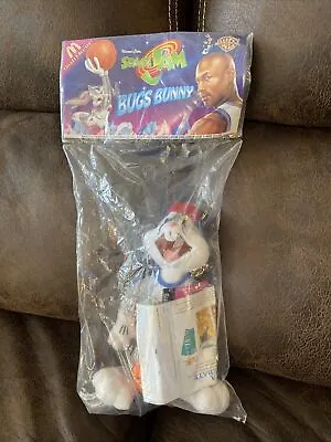 Vintage 1996 McDonalds Space Jam Bugs Bunny Plush Toy WB MJ New Sealed Vtg • $29.12