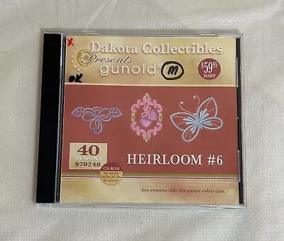 Dakota Collectibles Gunold Embroidery Designs CD Heirloom #6 - (970248) • $9.95