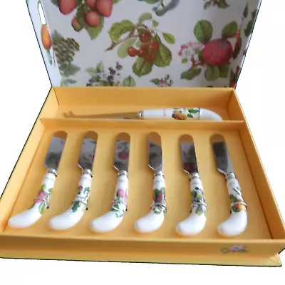 Portmeirion Pomona Cheese Knife & Spreaders Serving Set New Boxed • £15