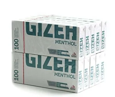 £22.99 • Buy 2000x GIZEH Filter TUBES Menthol Tip Paper Smoking Cigarette Tobacco UK FREE P&P