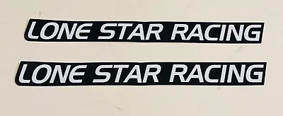 $13.95 • Buy Lonestar Racing Replacement A-Arm Stickers Decals Pair LSR Black / White