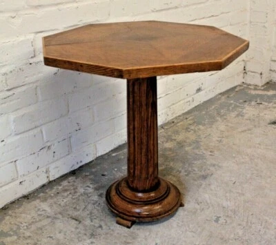 £95 • Buy Antique Victorian Oak Lamp Wine Side Table Jardiniere Stand (Can Deliver)