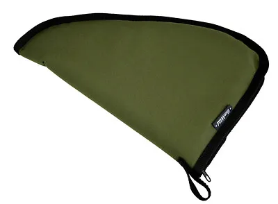 PADDED 2 Sizes TACTICAL GUN PISTOL CARRY CASE BAG STORAGE POUCH PROTECTOR GREEN • £7.49