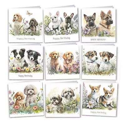 Dog Greeting Cards - German Shepherd Border Collie Jack Russell Birthday Blank • £2.95