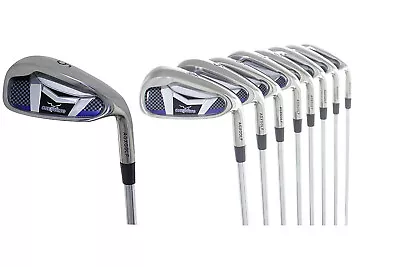 AGXGOLF Men's SAME LENGTH Irons Set; SENIOR Flex Steel Shafts ALL Lengths USA • $390.56