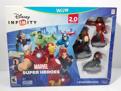 Disney Infinity 2.0 Marvel Super Heroes Starter Pack Wii U - Figures Base Game • $21.98