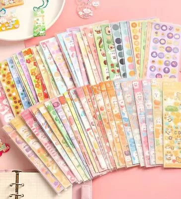 5x Sticker Sheet Kids Goo  Stickers Animals Cute Aesthetic Decorative Cool • £1.79