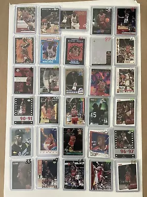 30 Cards ALL MICHAEL JORDAN NBA Huge 1990’s Card Lot 1 - Chicago Bulls Nice Mix! • $31