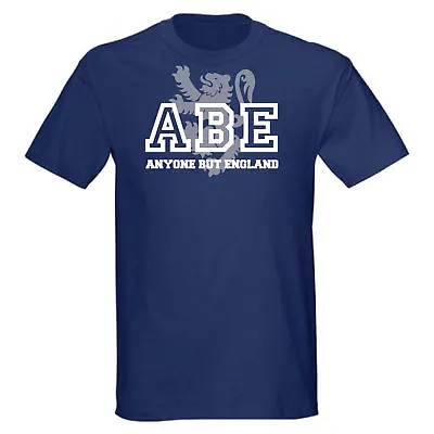 £14.05 • Buy Abe Anyone But England - Navy Scotland T-shirt Mens Ladies Kids - Sizes To 5xl