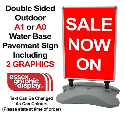 Sale Now On  Outside Pavement Signage Sign Printed Graphics With Stand A Board • £174.99