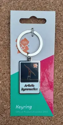 Official London 2012 Olympic Games Artistic Gymnastics Keychain Keyring New! • £5.90