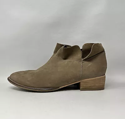 Seychelles Tan/ Light Brown Leather Snare Ankle Boots Women's Size 7.5 • $13.82