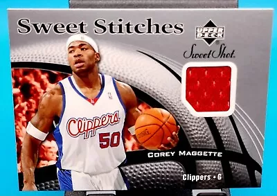 2006-07 Upper Deck Sweet Shot COREY MAGGETTE Sweet Stitches Game Jersey #SS-CM • $3.95
