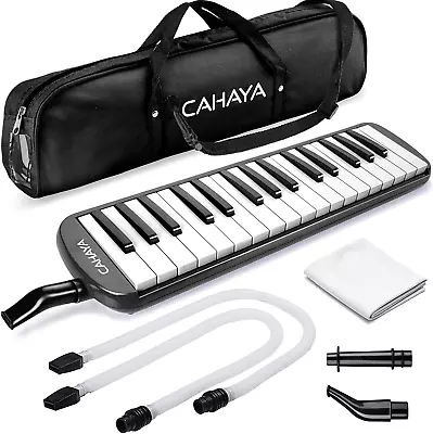 Melodica 32 Keys Double Tubes Mouthpiece Air Piano Keyboard Musical Instrument W • $45.99