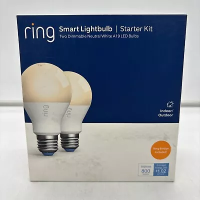 Ring Smart Lightbulb Starter Kit 2 Bulb Set LED Brand New Ready To Ship!!! • $35