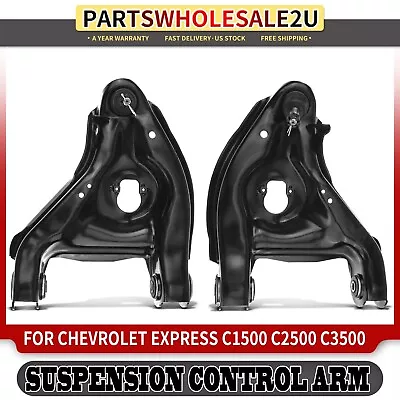 2Pcs Front Lower Control Arm W/Ball Joint For Chevy Tahoe C1500 GMC Yukon C3500 • $168.99