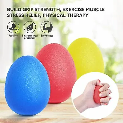 Anti Stress Ball Hand Exercise Muscle Strength Stress Relief Therapy UK • £9.49