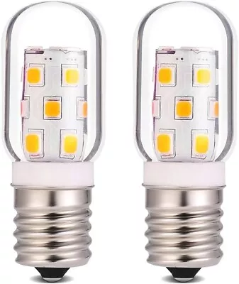 2Pk Appliance LED Bulb E17 Screw Base T7 Shape Dimmable Light Bulb Neanete • $14.95