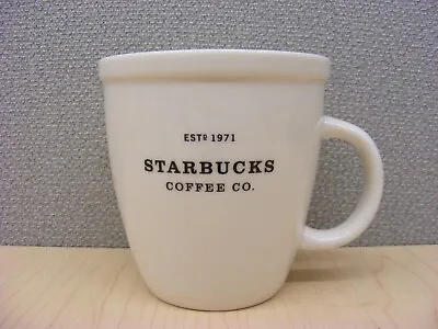 Starbucks Vintage Barista Mug 2001 Ceramic Large White 16oz Coffee Cup Est 1971 • $16