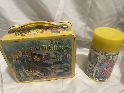 Vintage Aladdin 1973 The Waltons Lunchbox With Thermos • $95