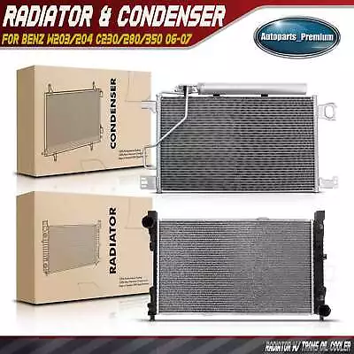 Radiator &AC Condenser Cooling Kit For Mercedes-Benz W203/204 C230/280/350 06-07 • $163.99