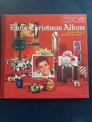 Elvis Presley Elvis' Christmas Album 1957 RCA Victor #LOC-1035 Rockaway W/Photos • $149.95