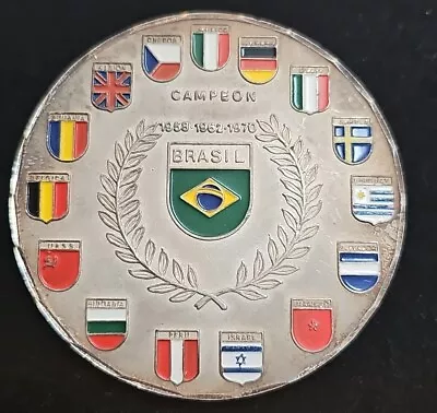 1970 Copa Jules Rimet Silver Medal Mexico (Brasil-campeon)👌🔥85.3 Grms Item #05 • $76