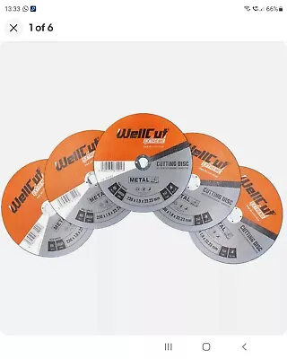 5 X Metal Cutting Discs 230mm 9   1.9mm Ultra Thin For Angle Grinder • £9.99