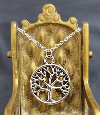 Tree Of Life Charm Pendant Necklace • £2.69