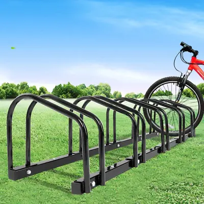 $61.94 • Buy 1-5 Bike Stand Rack, Bicycle Storage Stand Adjustable Bike Floor Stand Portable 
